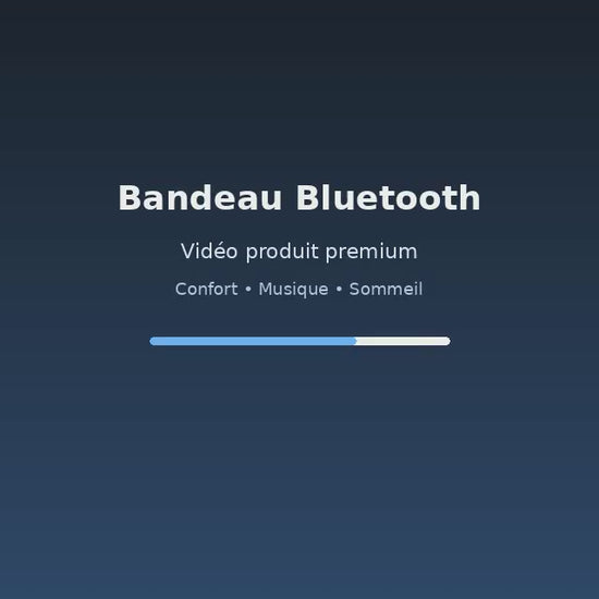 Vidéo de présentation du bandeau sommeil Bluetooth KaimoTech